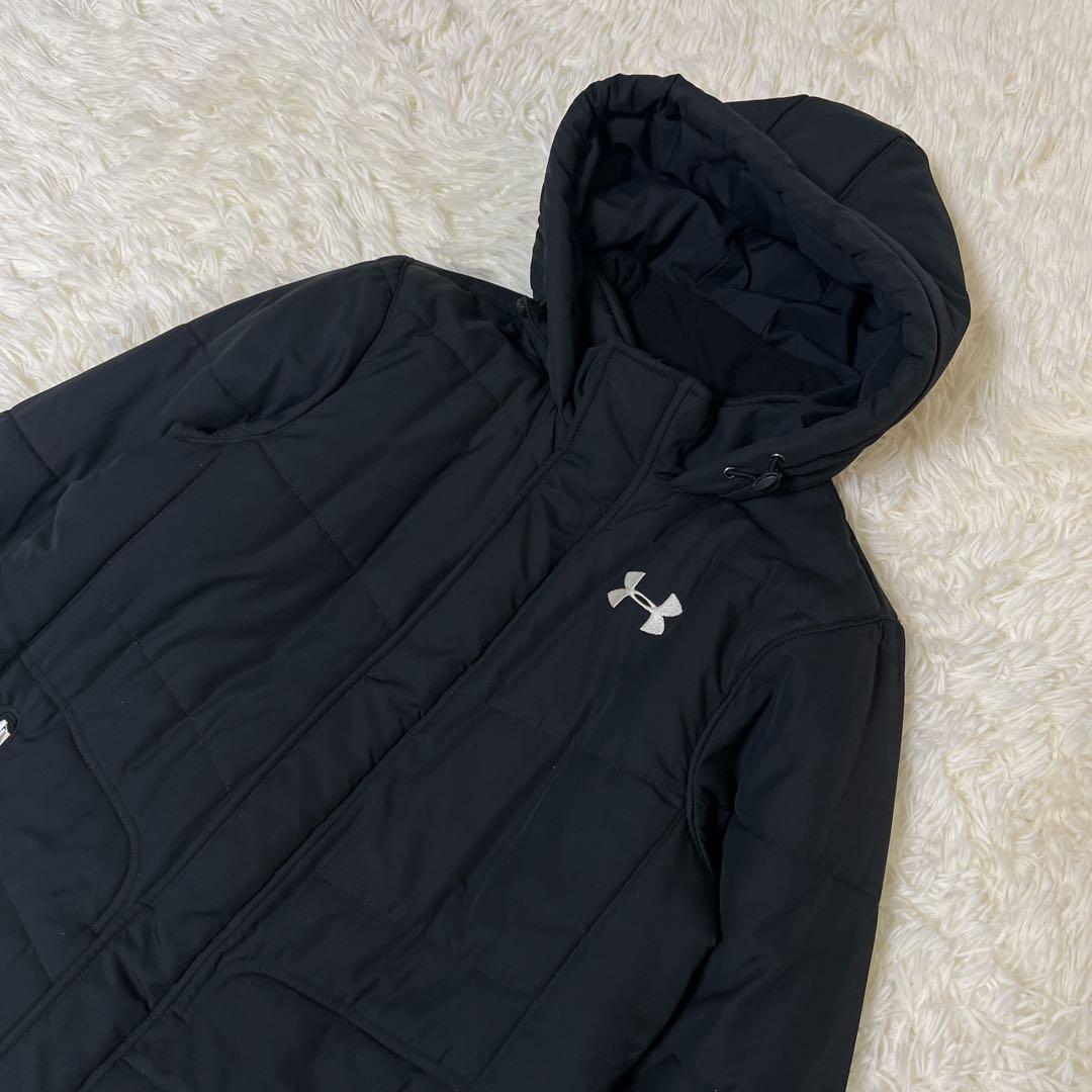 Under Armour✨ブラックベンチコート　YXL 155-165cm