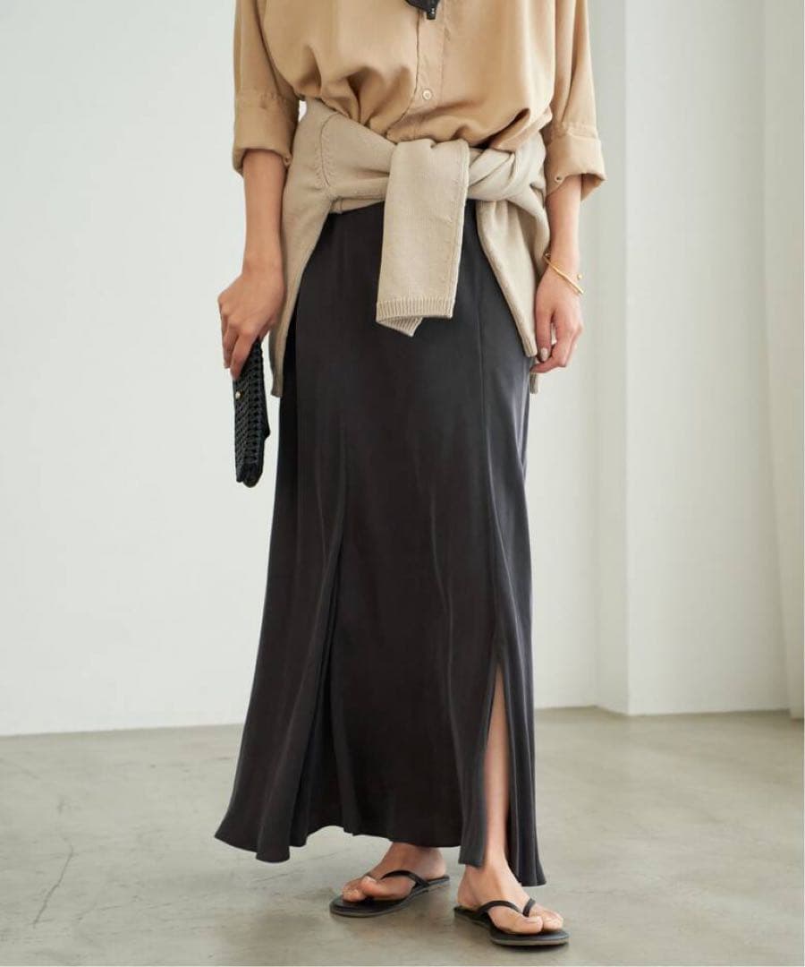 プラージュ　Washable Fibril ロングスカート