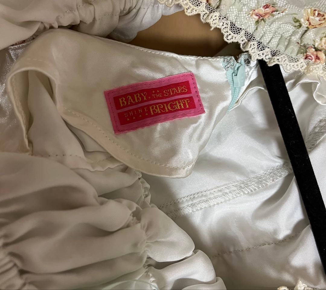 BABY ワンピース 小花柄 懐古