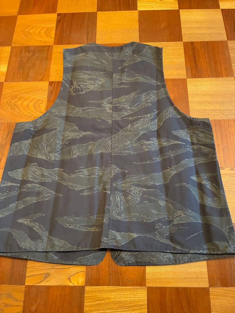 【新品】ポストオーバーオールズ DEE BEST タイガーカモ柄　サイズL