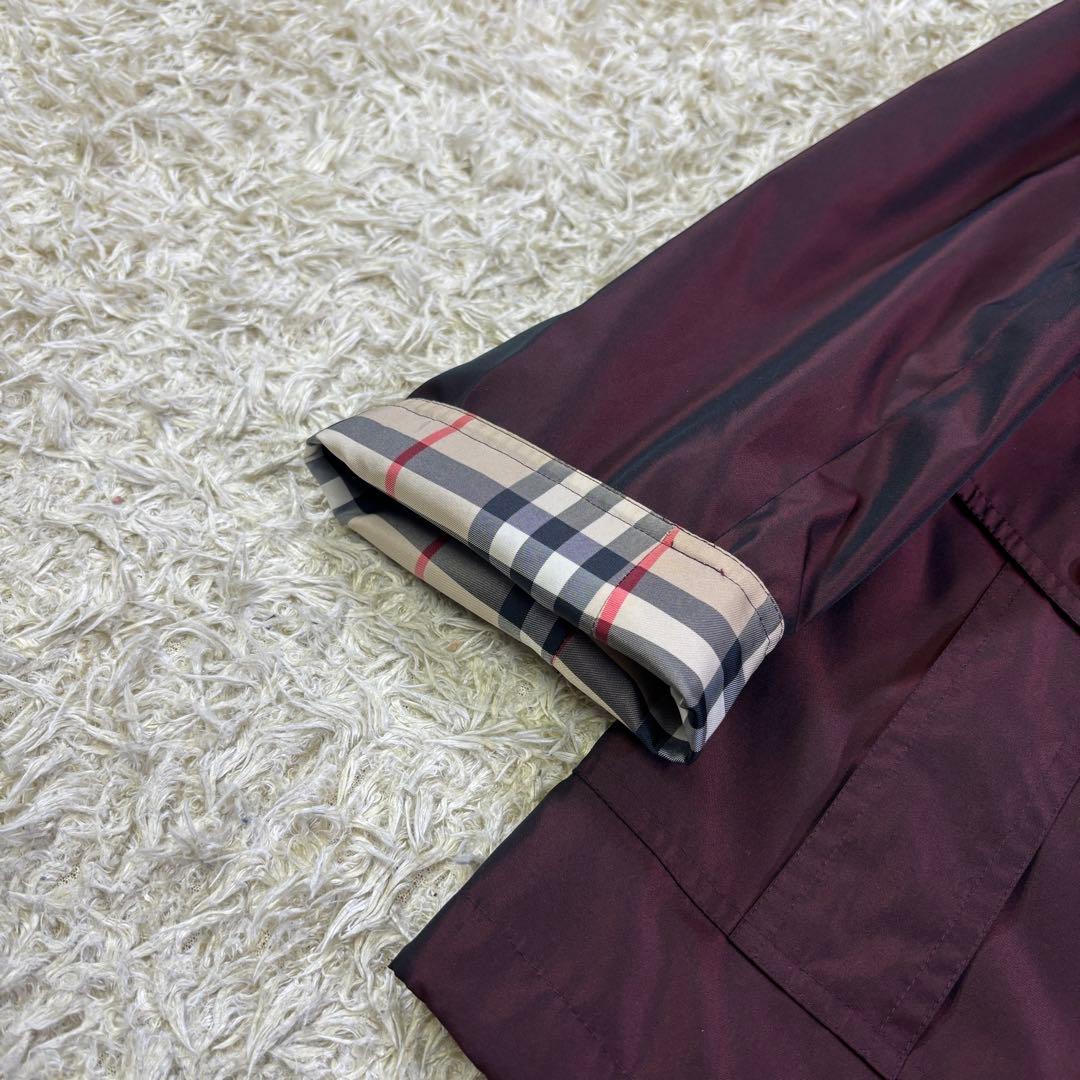 美品　バーバリーロンドン　ノバチェック　イタリア製生地　ジャンパーコート