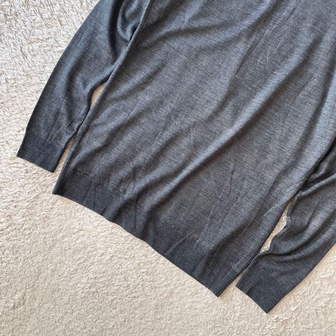 ジョンスメドレー JOHN SMEDLEY カーディガン S grey
