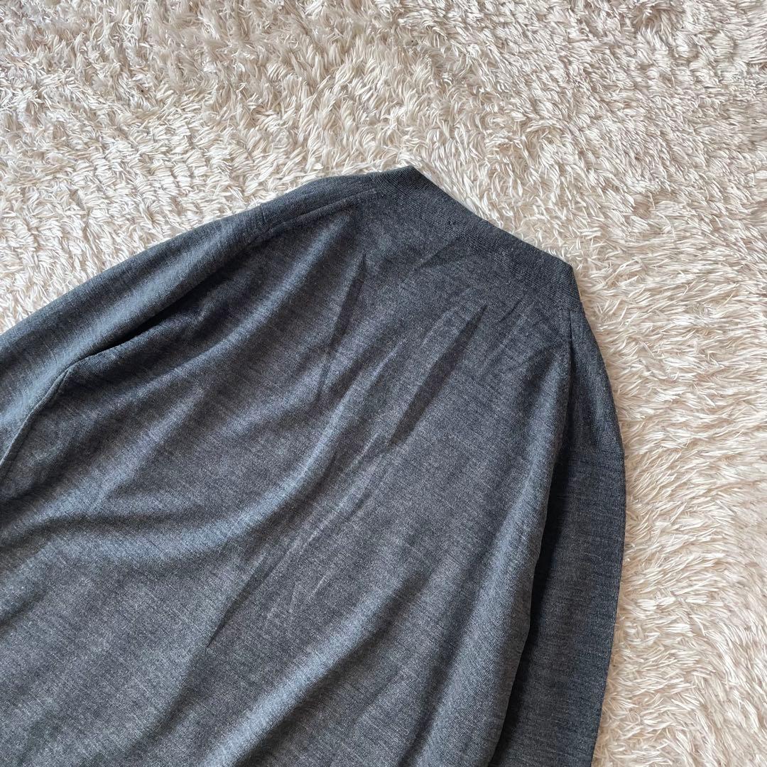 ジョンスメドレー JOHN SMEDLEY カーディガン S grey