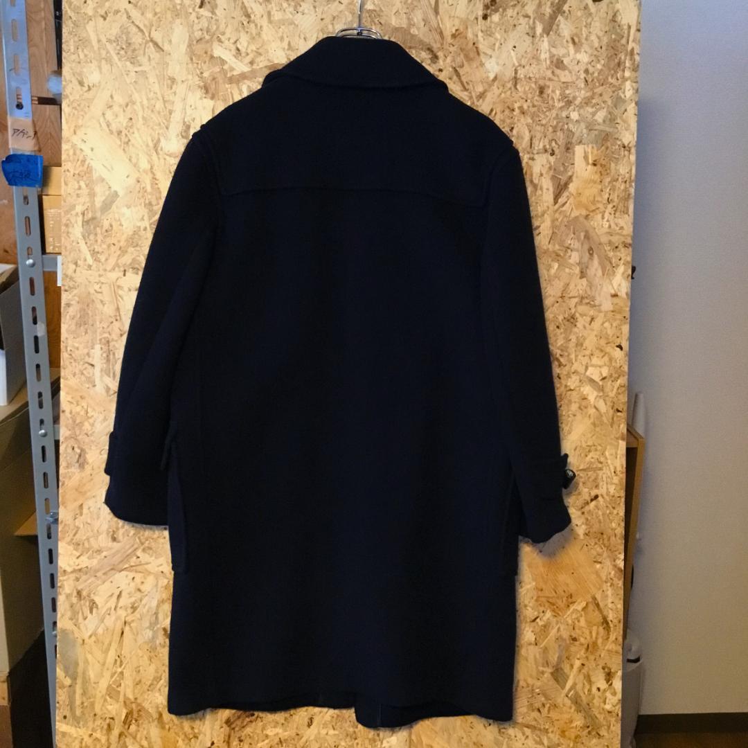 極美品　グローバーオール カシミヤ混 ダッフルコート L フード無　英国製