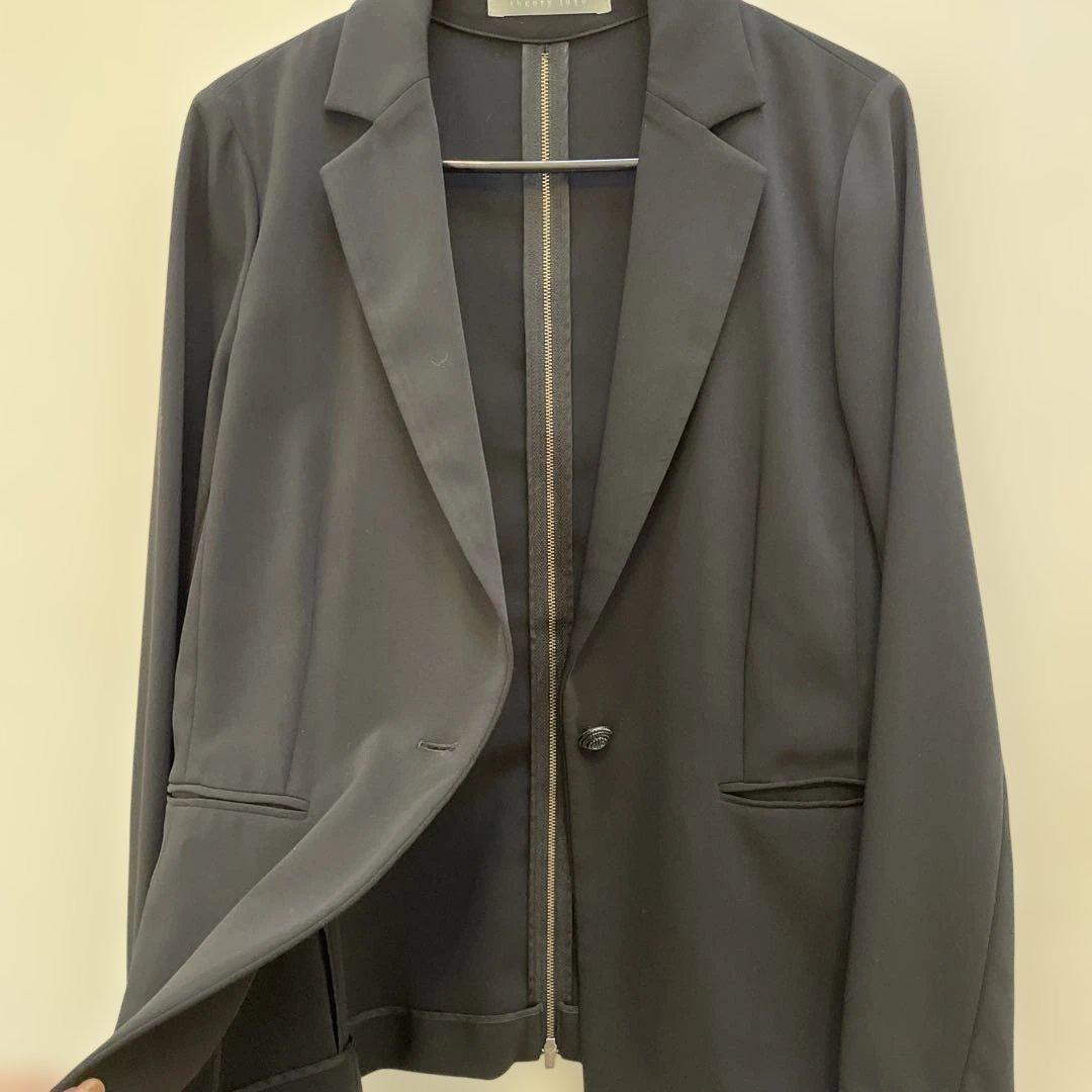 theory luxe ブラック テーラードジャケット 40 春アウター