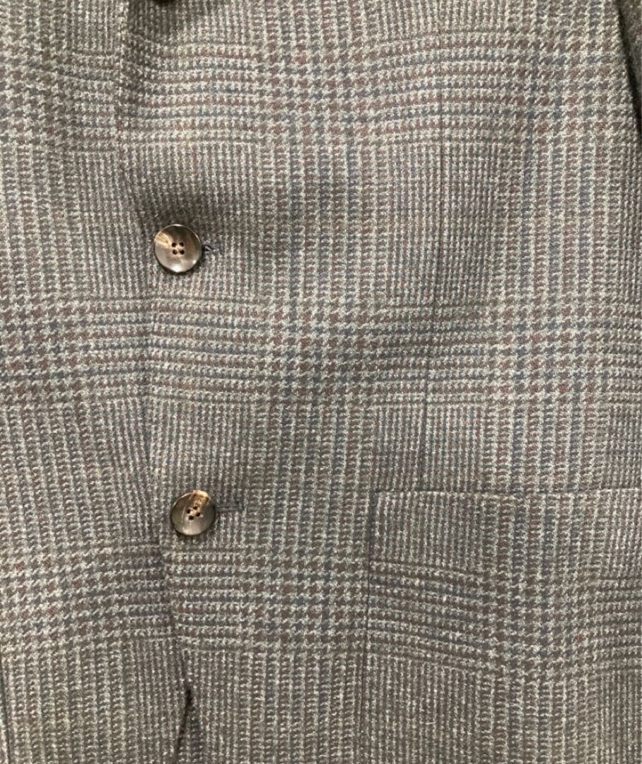 Lardini チェック柄 テーラードジャケット