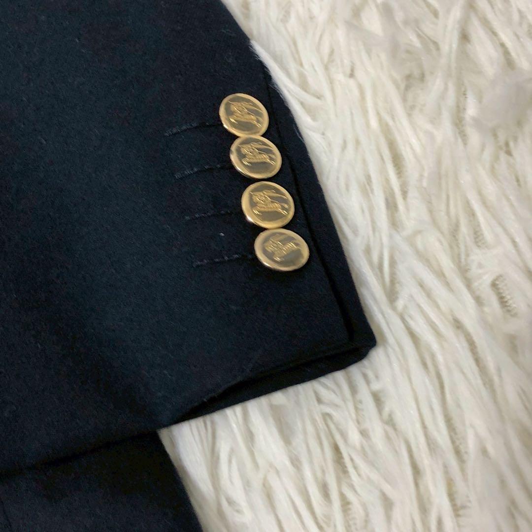美品◎金ボタン◎Burberrys ダブルブレスト テーラードジャケット