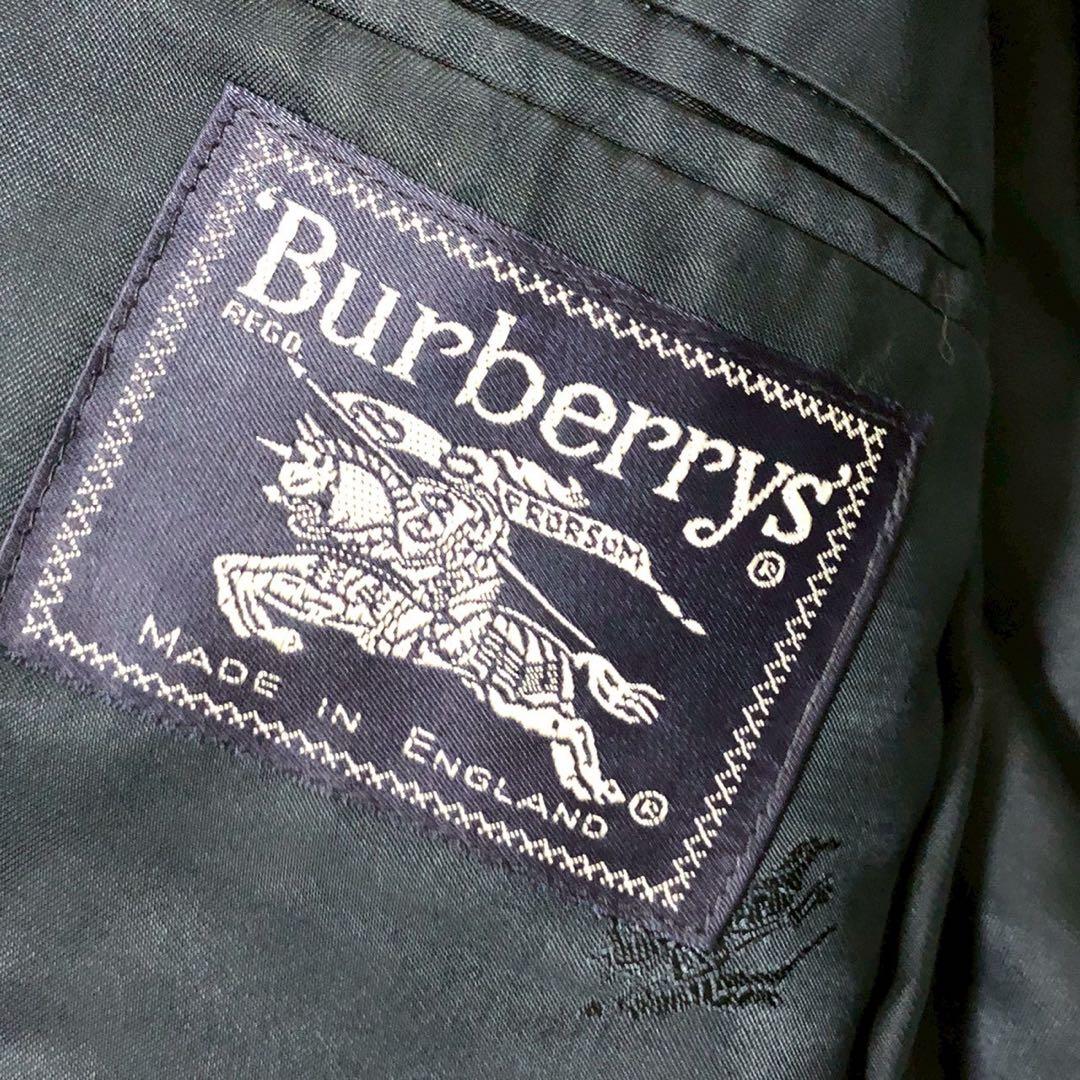 美品◎金ボタン◎Burberrys ダブルブレスト テーラードジャケット
