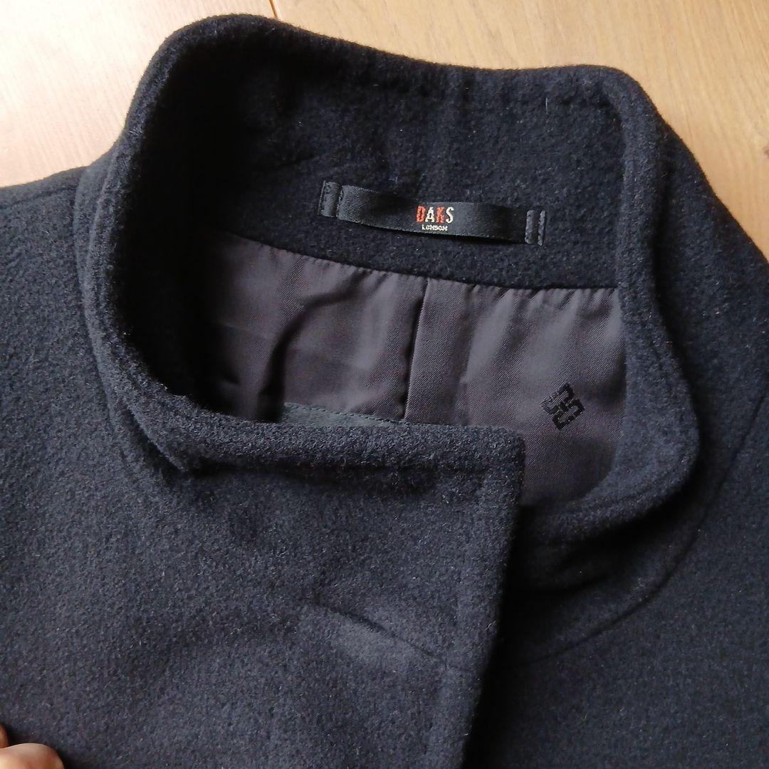 DAKS ロングコート サイズ40 ダークブルー