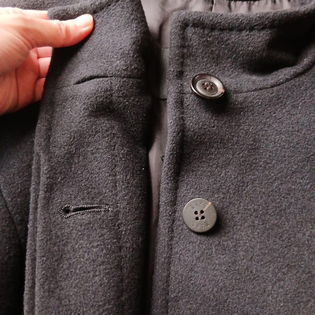 DAKS ロングコート サイズ40 ダークブルー