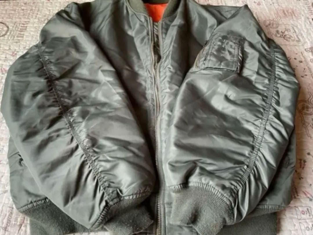 90s 米軍vintage USAF MA-1フライトジャケット YKKジップ