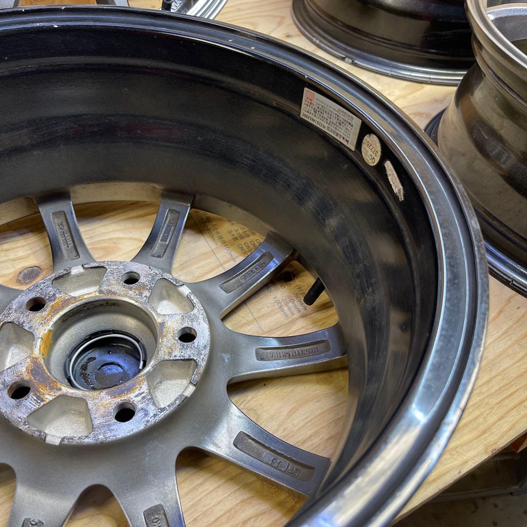 SPORT abelia 15インチ ホイール 6j＋45 シルバー Ｂ【2本】