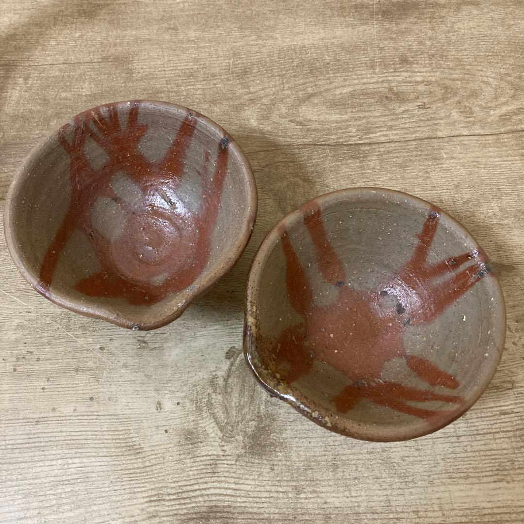 備前焼　茶器揃え　宝瓶　湯冷まし　茶碗　作家物　在銘