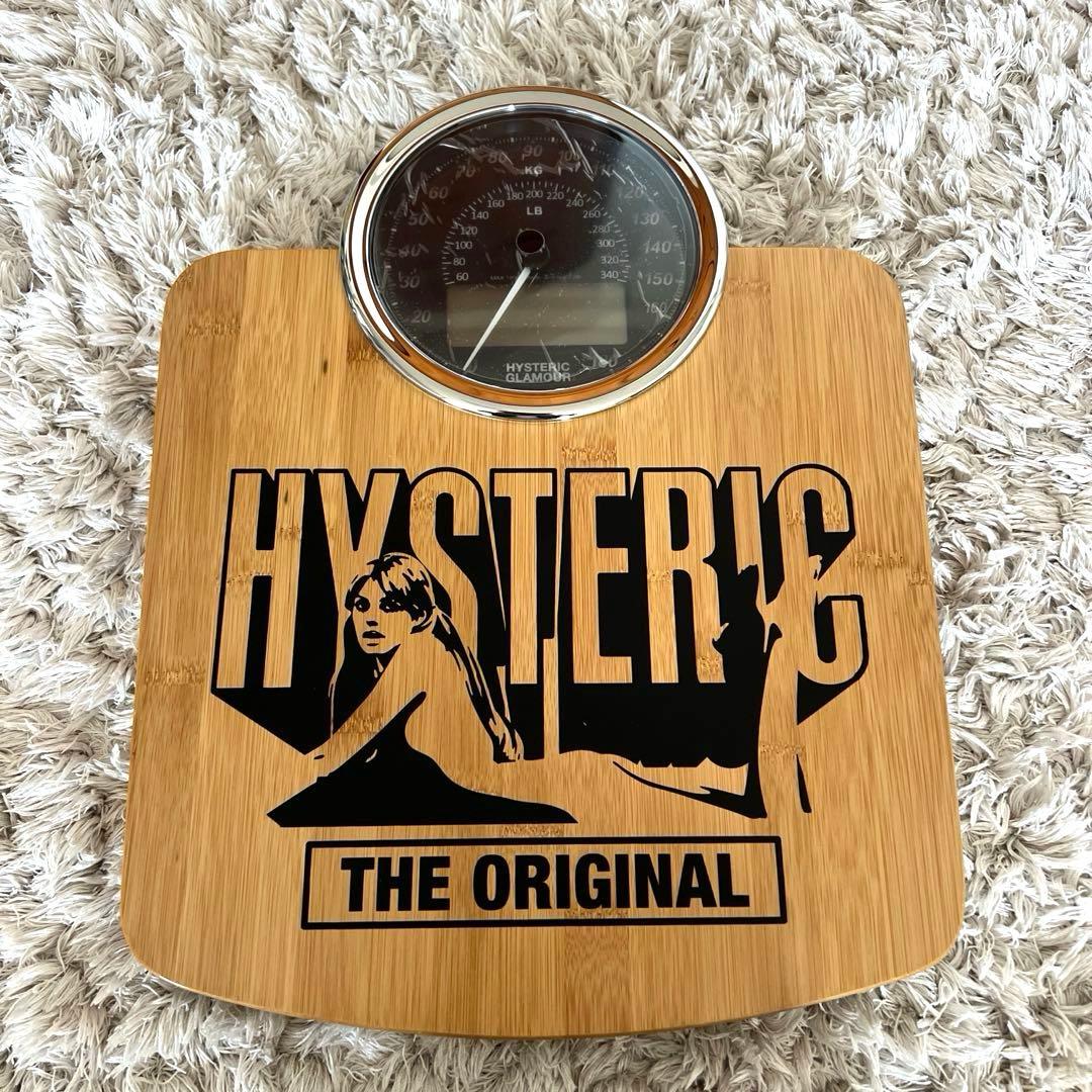 HYSTERIC GLAMOUR ノベルティ 体重計 アナデジ 希少 未使用