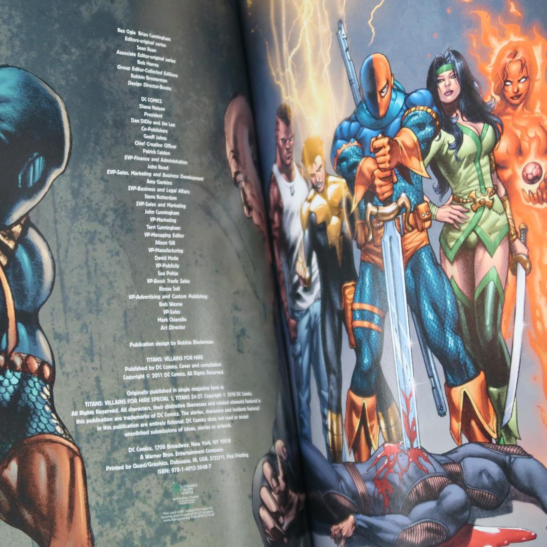 セール！　洋書　アメコミ　TITANS　Villains for Hire　DC