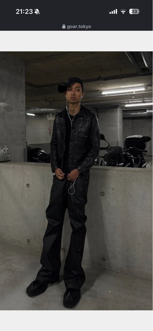 パンツ Goar.archive Strapped Flare Pants S