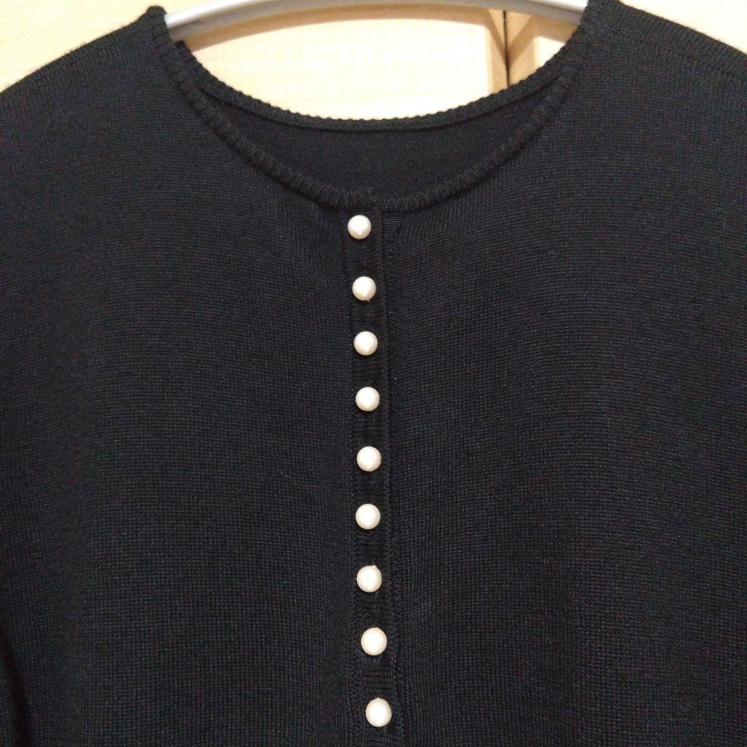 Ballsey ウールポリエステルパールコンビ 2-wayプルオーバー　S