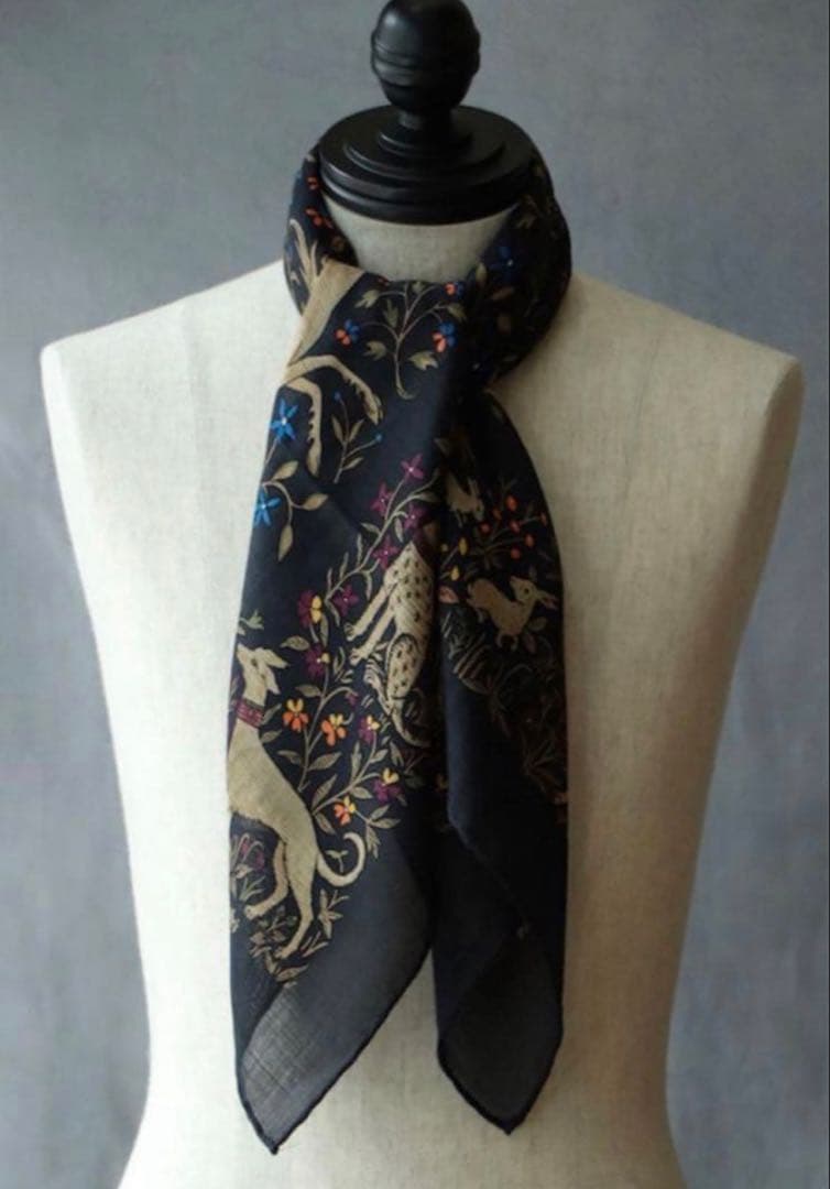 ANATOMICA Drake's スカーフ 黒