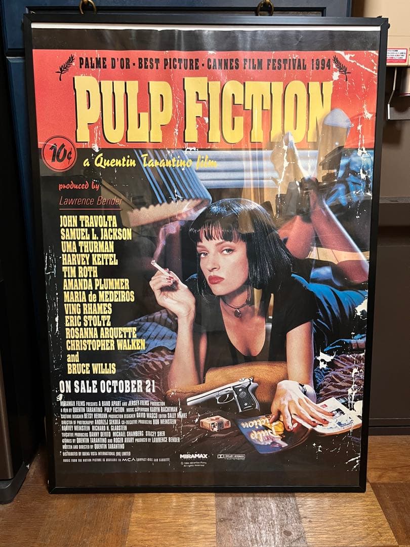 【激レア90年代製】ヴィンテージPulp Fiction ポスター