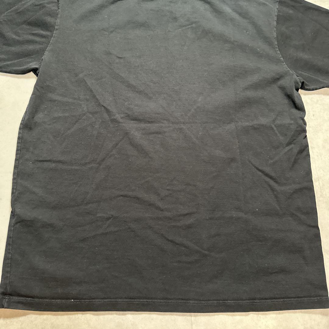 CELINE セリーヌ センターロゴ Tシャツ ブラック 半袖 カットソー.