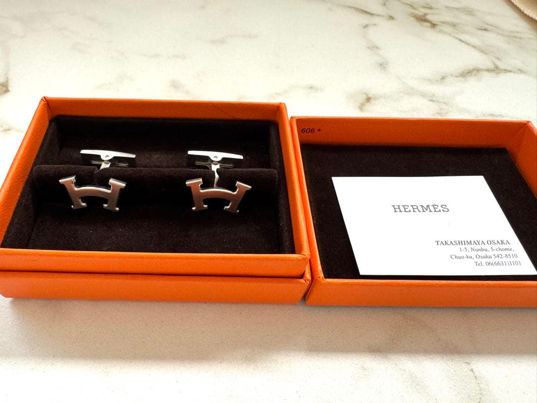 HERMES エルメス　カフス