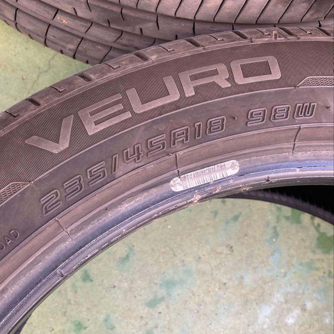 DUNLOP VEURO 304 235/45R18 4本セット　送料込み！①