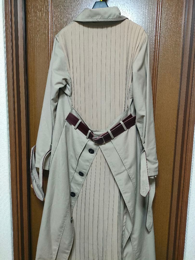 ジャケット・アウター BACK PLEATS LAYERED COAT AMERI vintage