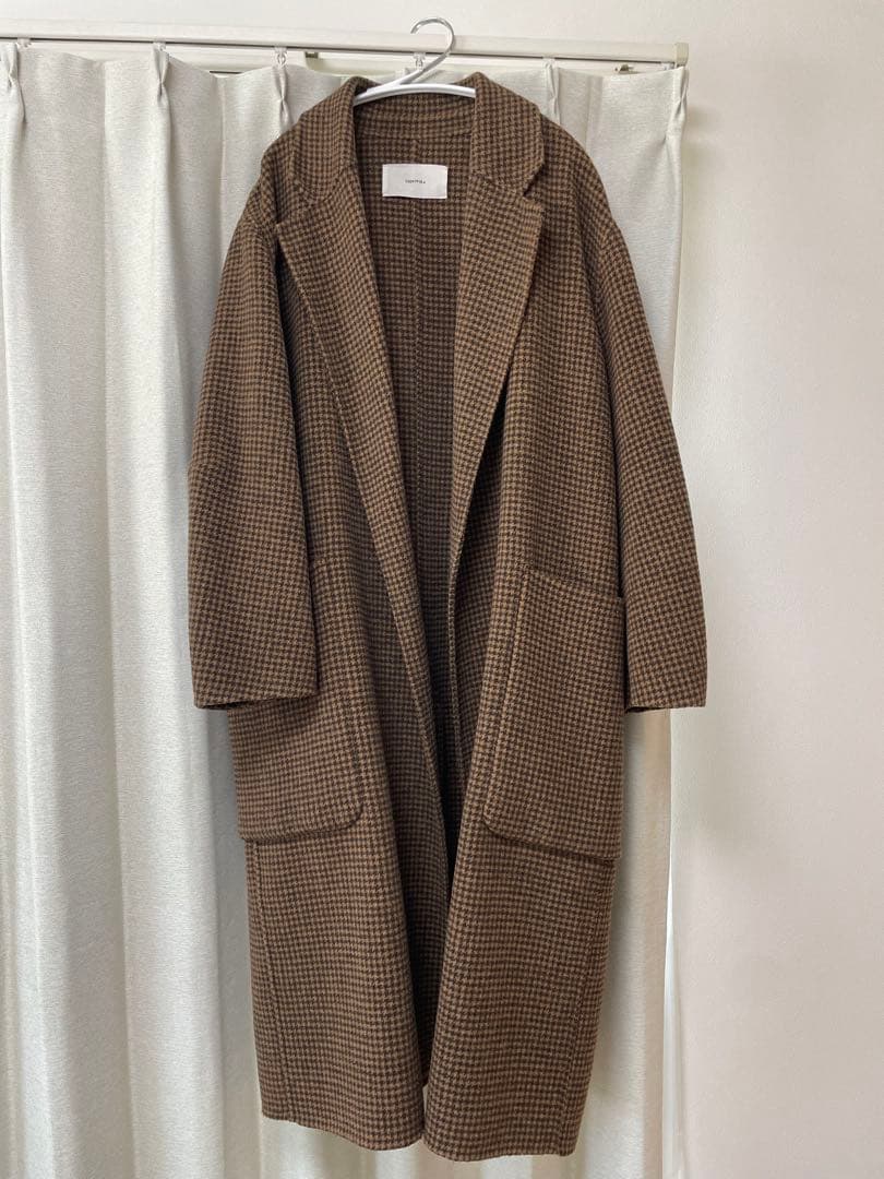 todayful オーバーチェックコート