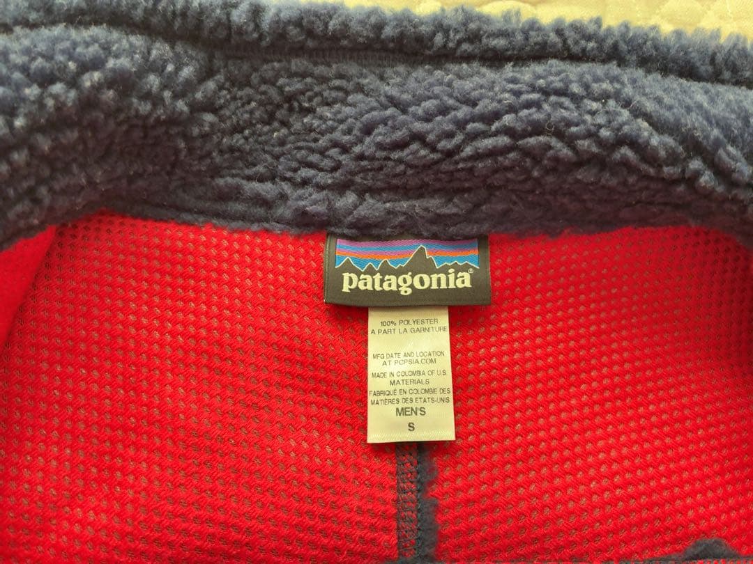 patagonia レトロX フリースベスト S ネイビー