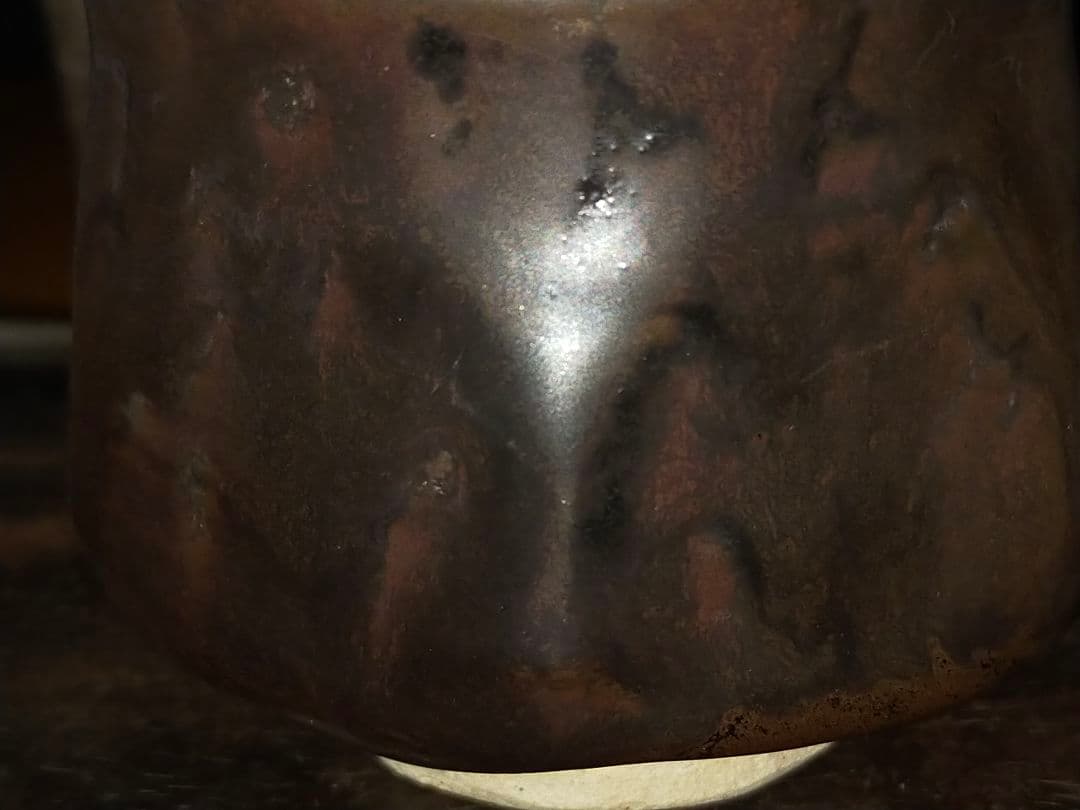 ♥美濃焼　ぐい呑み　織部黒　ぐい飲み　引出黒　瀬戸黒　骨董　古玩