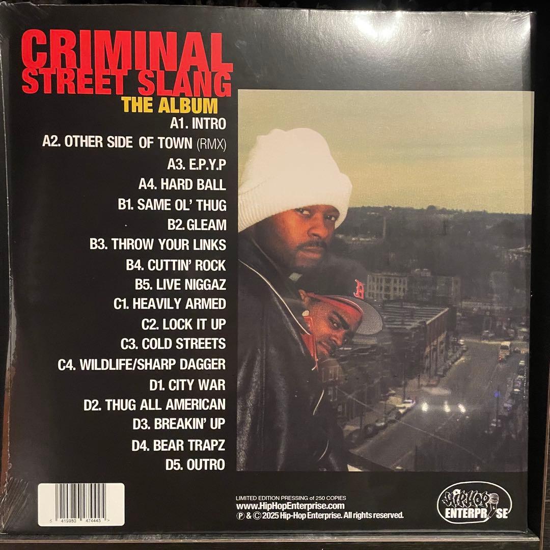 新品未開封Killin' Field Criminal Street 2LP
