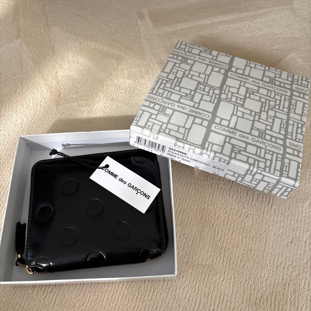 COMME des GARÇONS 二つ折り財布 ブラック