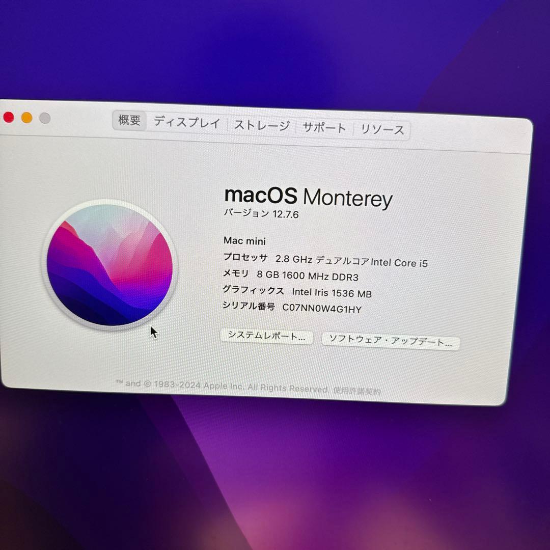 Macデスクトップ Mac Mini (Late 2014) 2.8GHz/8GB/1TB FD