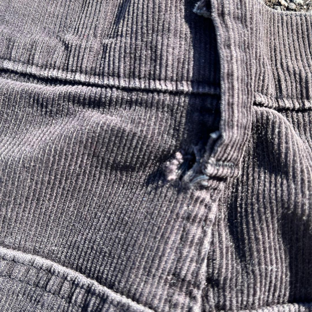 Levi's 517 コーデュロイ黒 タロン USA製 80s 白タグ38×31