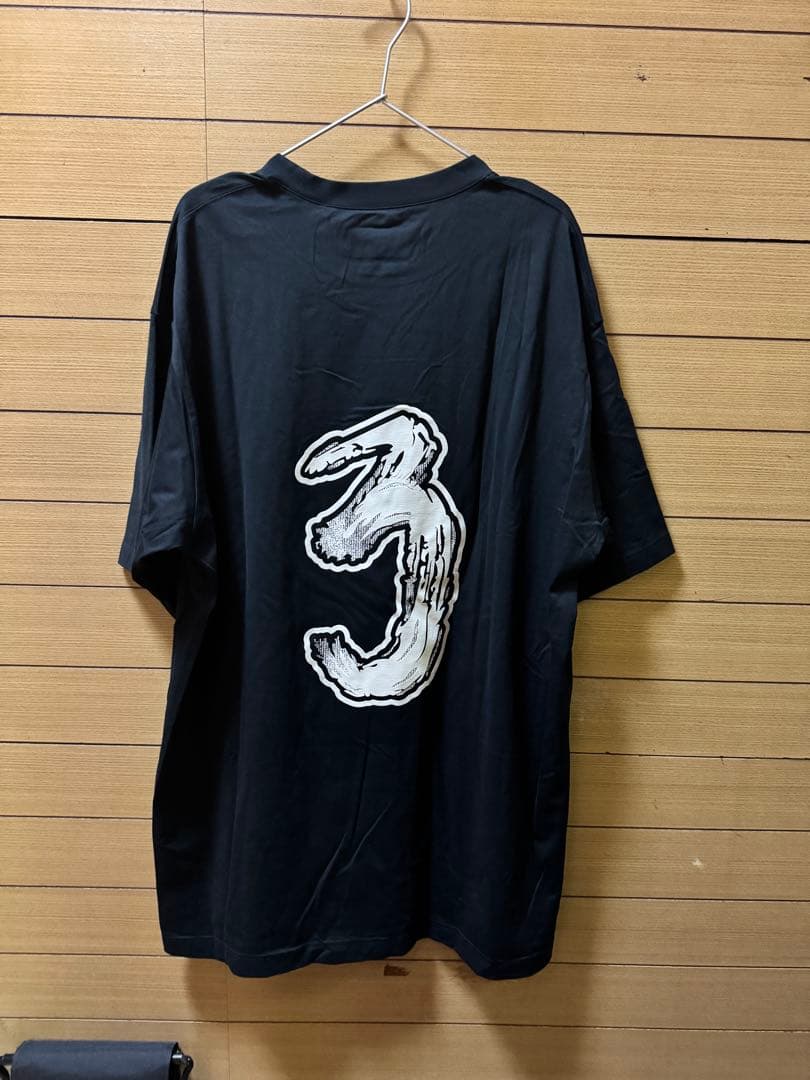 Y-3 ロゴグラフィック Tシャツ Lサイズ ブラック