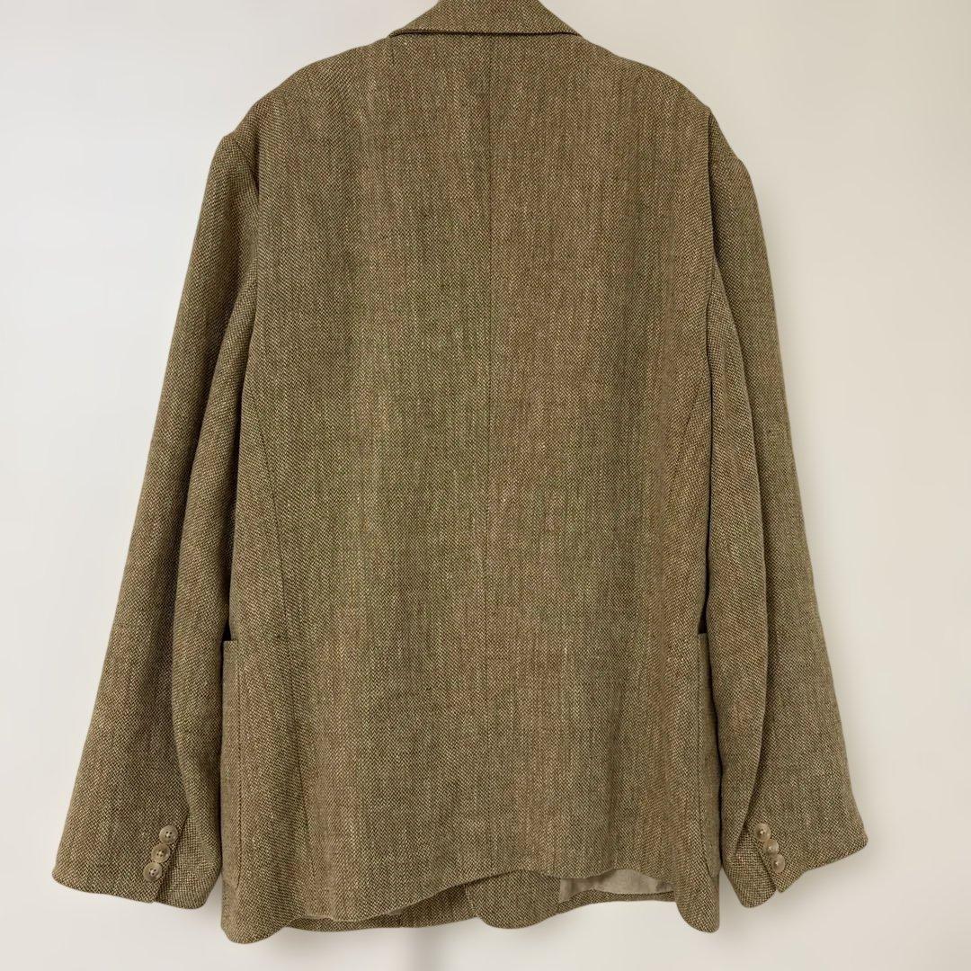 todayful boyfriend linen jacket 38 ベージュ