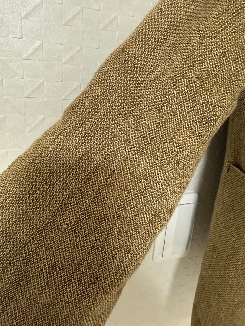 todayful boyfriend linen jacket 38 ベージュ