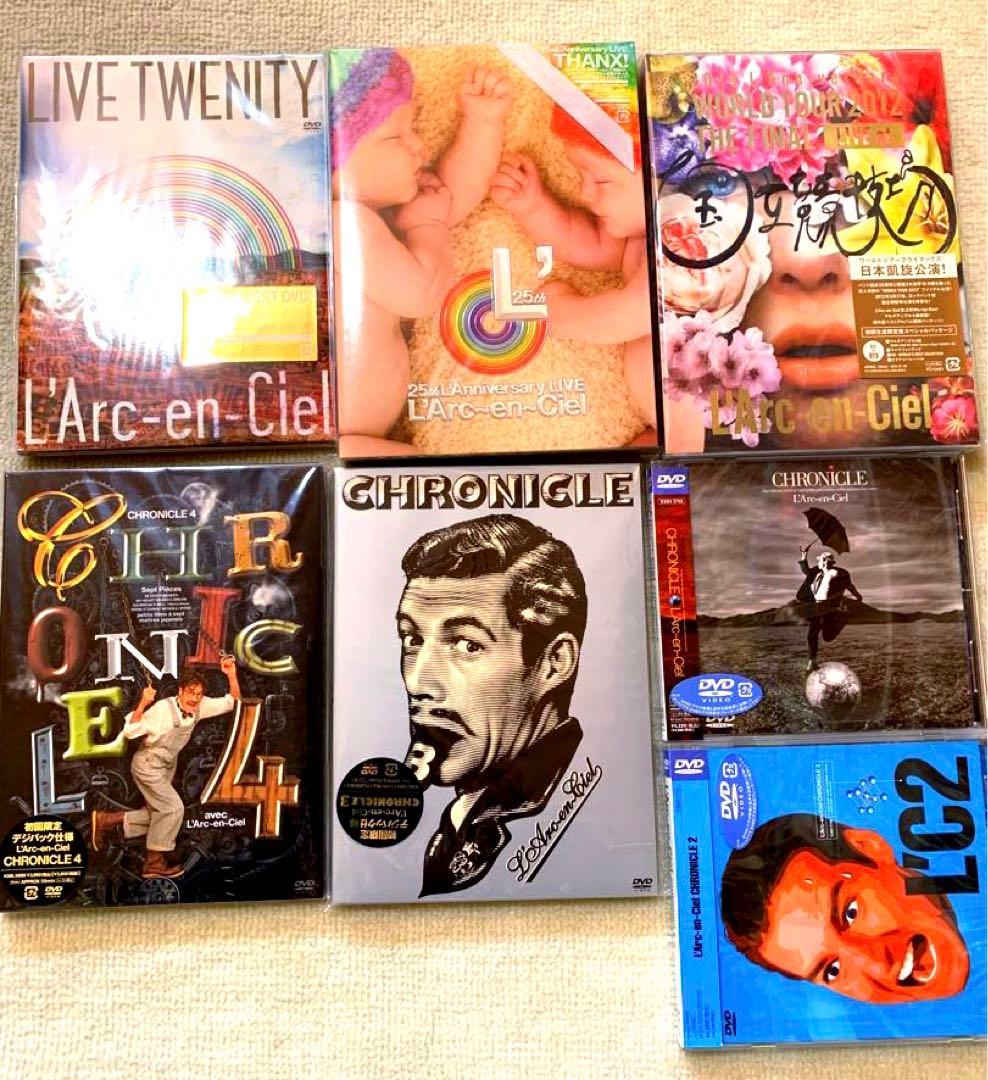 L'Arc〜en〜Ciel CD DVD 銀テープ　グッズ　ラルクアンシエル