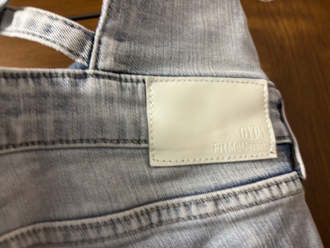 Lサイズ ハイウエストウエストクロススキニーデニムパンツ