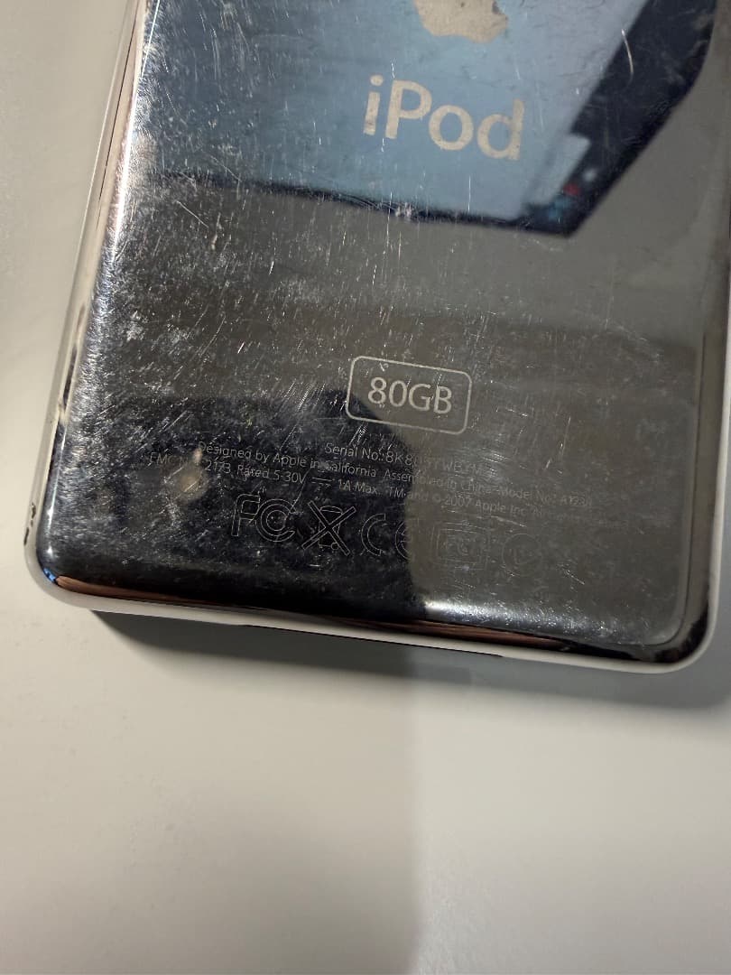 中古品【iPod classic 第6世代 80GB 動作品 A1238】