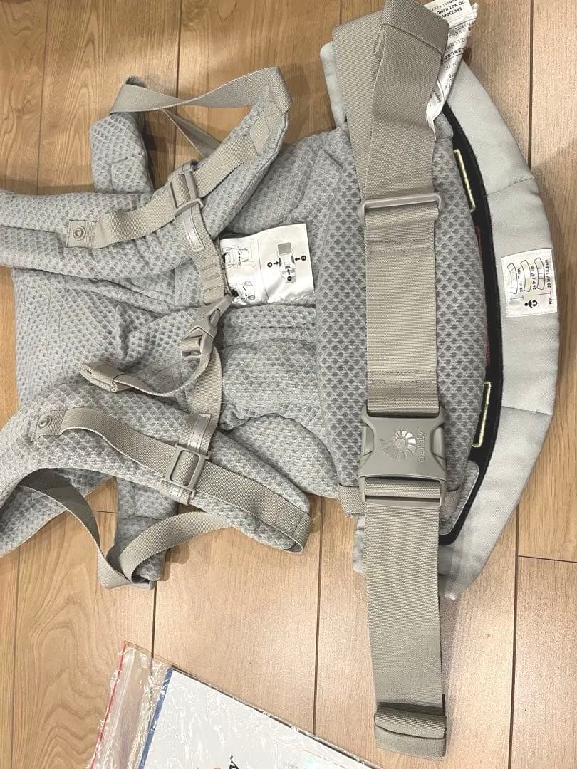 【美品】ergobaby オムニブリーズ　抱っこ紐 パールグレー　エルゴ