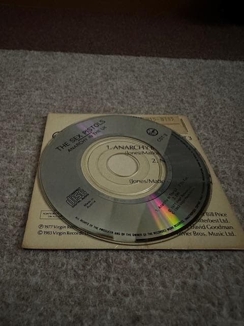 洋楽 Sex Pistols 8cm CD 1983