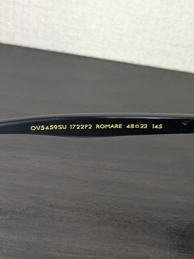 新品未使用 オリバーピープルズ ROMARE サングラス 日本製 ブラック
