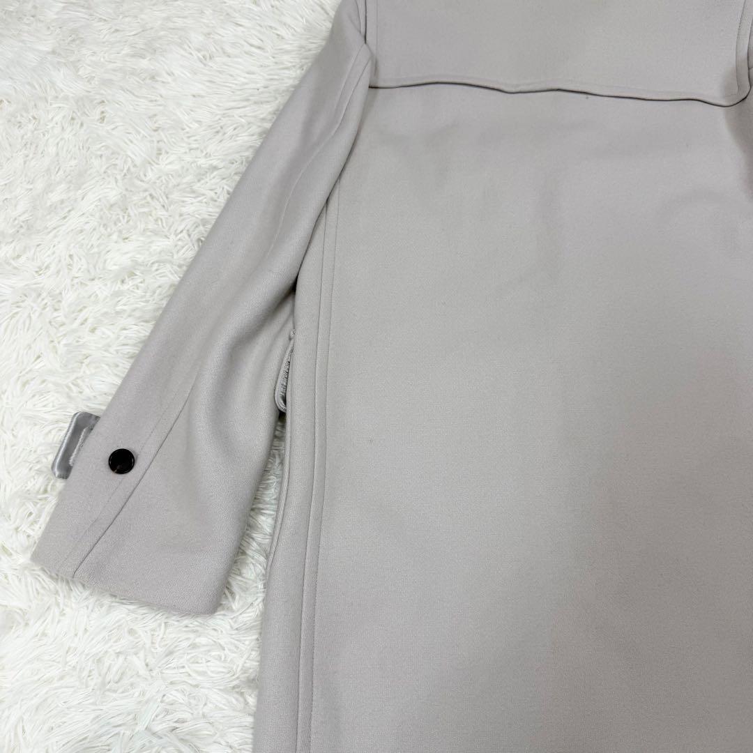 ESTNATION ダッフルコート カシミヤ グレージュ 　トグル　フード　秋冬