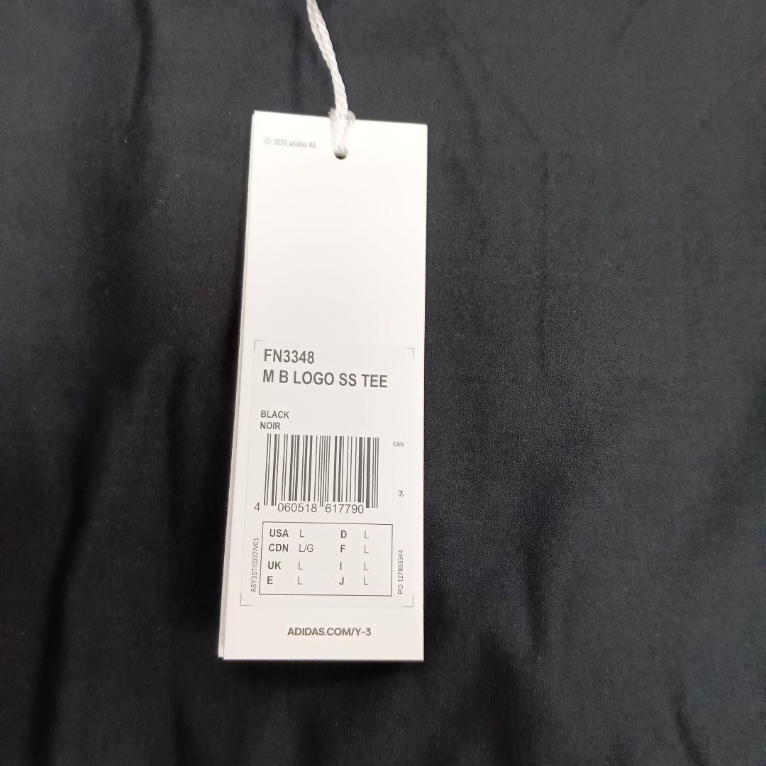新品　Y-3　ワイスリー　半袖Tシャツ　黒　ロゴ　Lサイズ