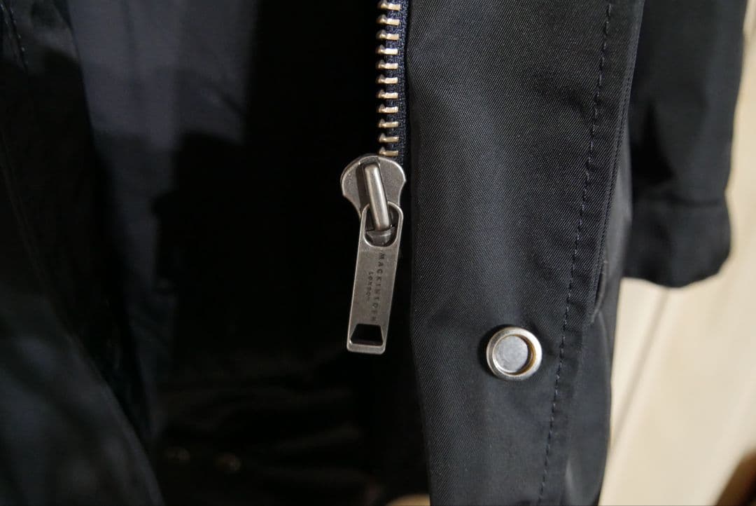 美品★MACKINTOSH LONDON マッキントッシュ モッズコート M 黒