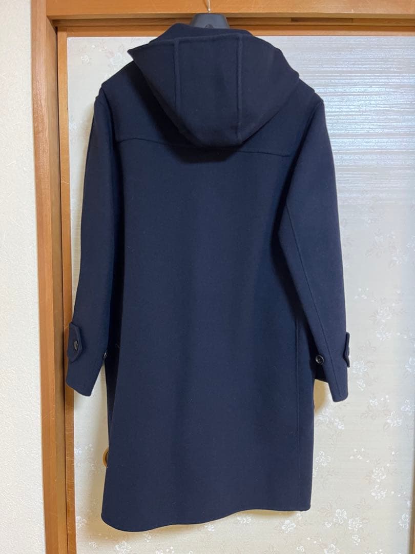 【美品】SHIPS ダブルフェイスメルトン ダッフルコート スーパー100S