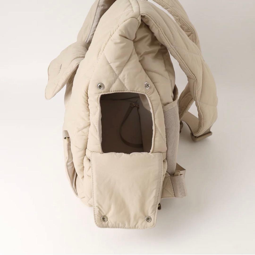 【新品】moncheri モンシェリ キルティングメッシュ付きフロントリュック