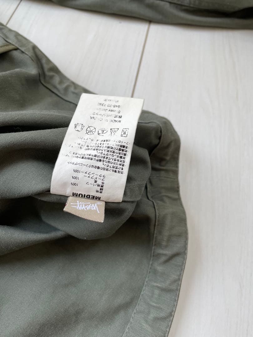 M stussy ステューシー モッズコート ワッペン バッジ モッズパーカー