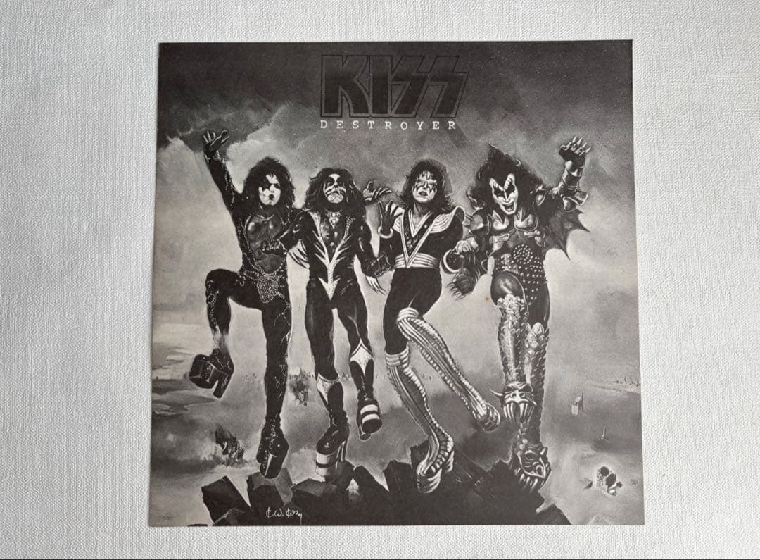 KISS 地獄の軍団 LP 12インチ 帯付き 国内盤